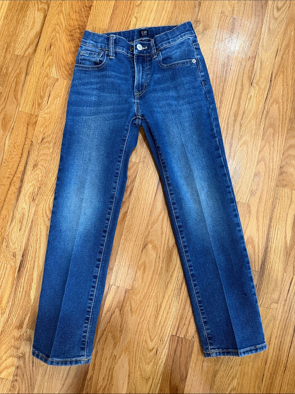 GAP Boys Size 8 Regular Jeans in Deep Blue Wash